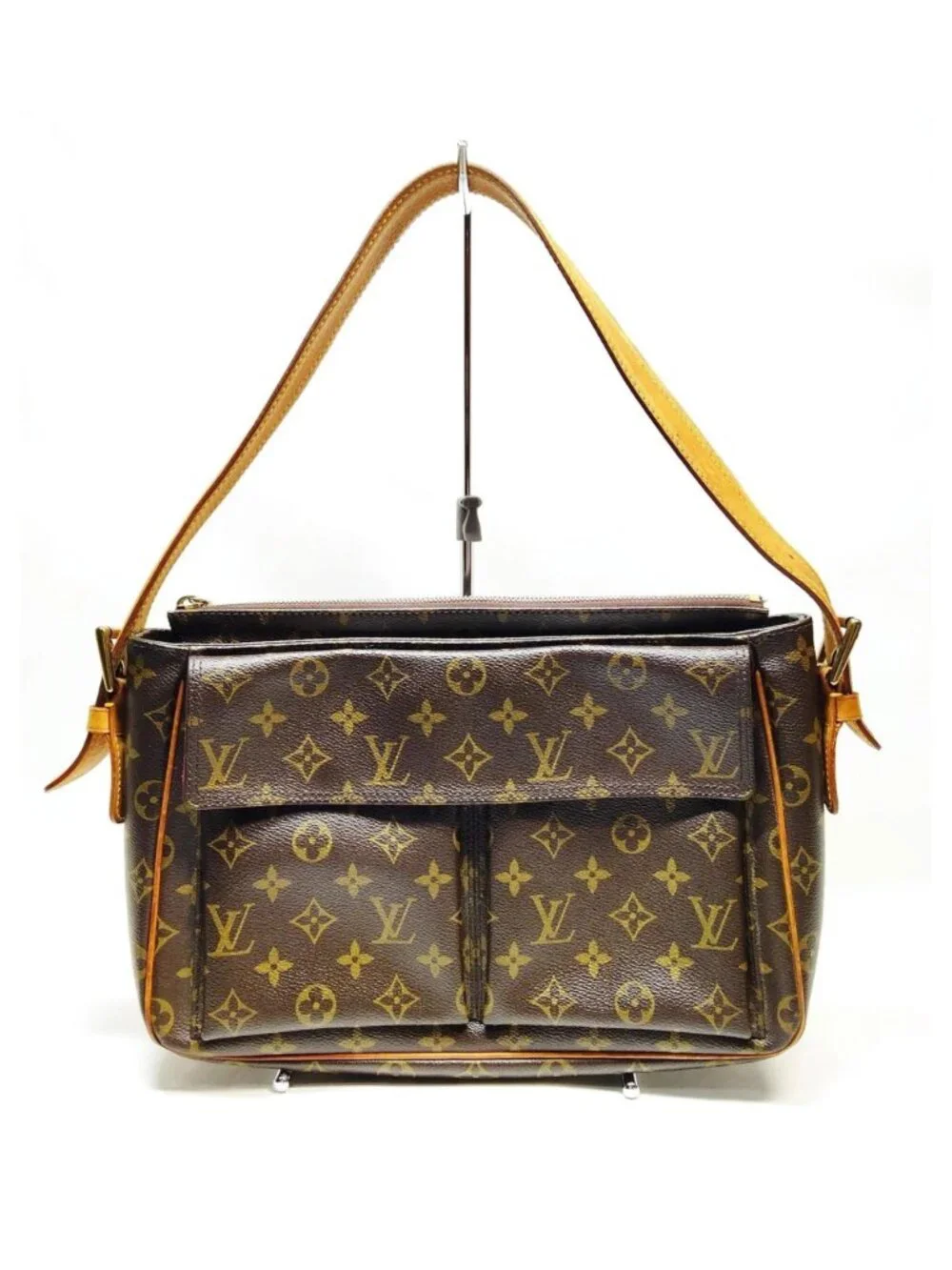 Authentic Louis Vuitton Viva Cite GM Monogram Canvas Shoulder Bag